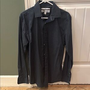 Men's Black Patterned Shirt